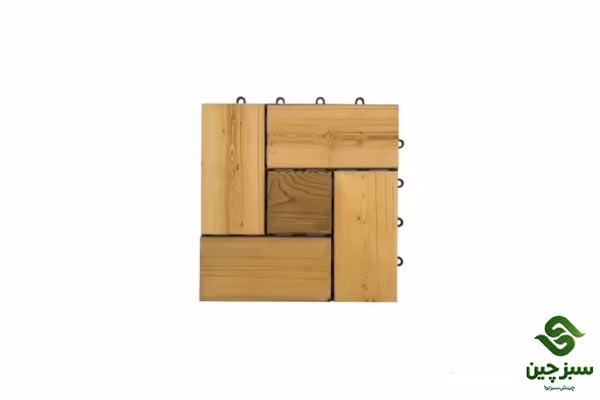 3 ترموود تایل با چمن مصنوعی - تصویر 3