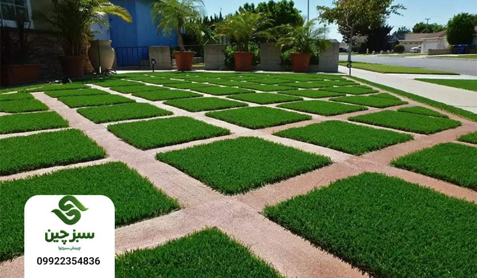 چمن مصنوعی حیاط - سبزچین چمن