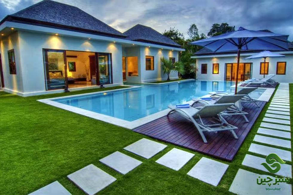چمن مصنوعی برای ویلا - سبزچین